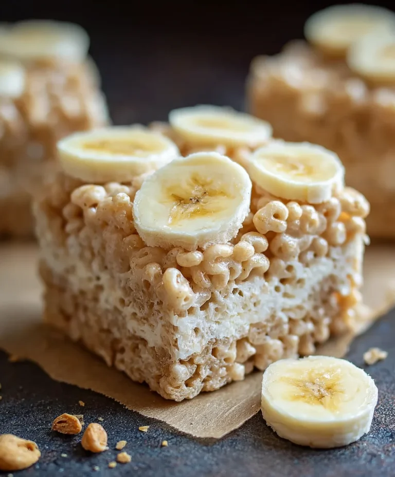 Banana Pudding Rice Krispie Treats – Easy Recipe