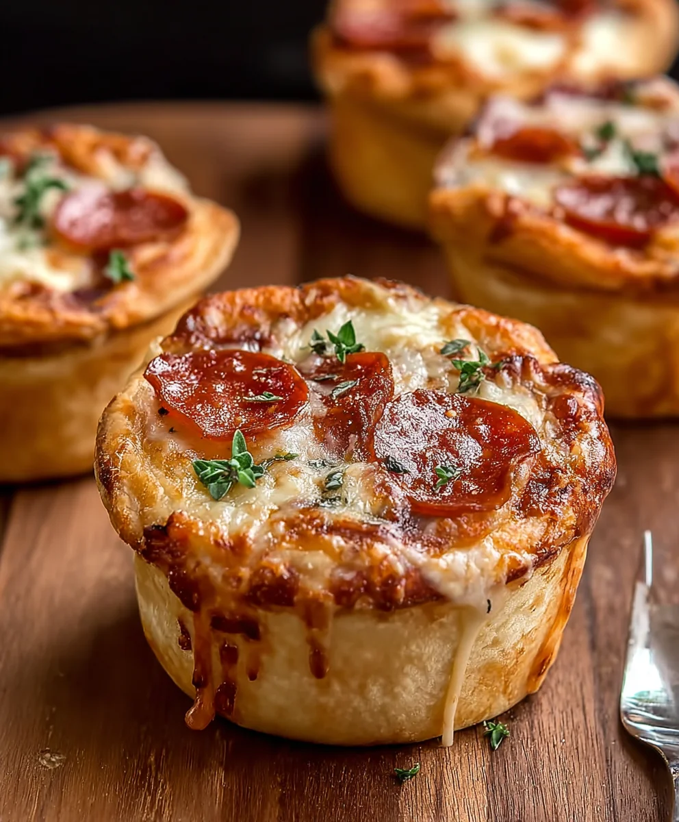 Mini Beef Pizza Pot Pies - Easy Family Dinner