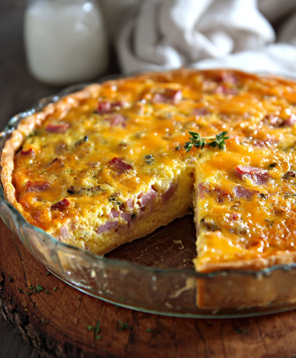Keto Beef Beef Ham Cheese Quiche Recipe