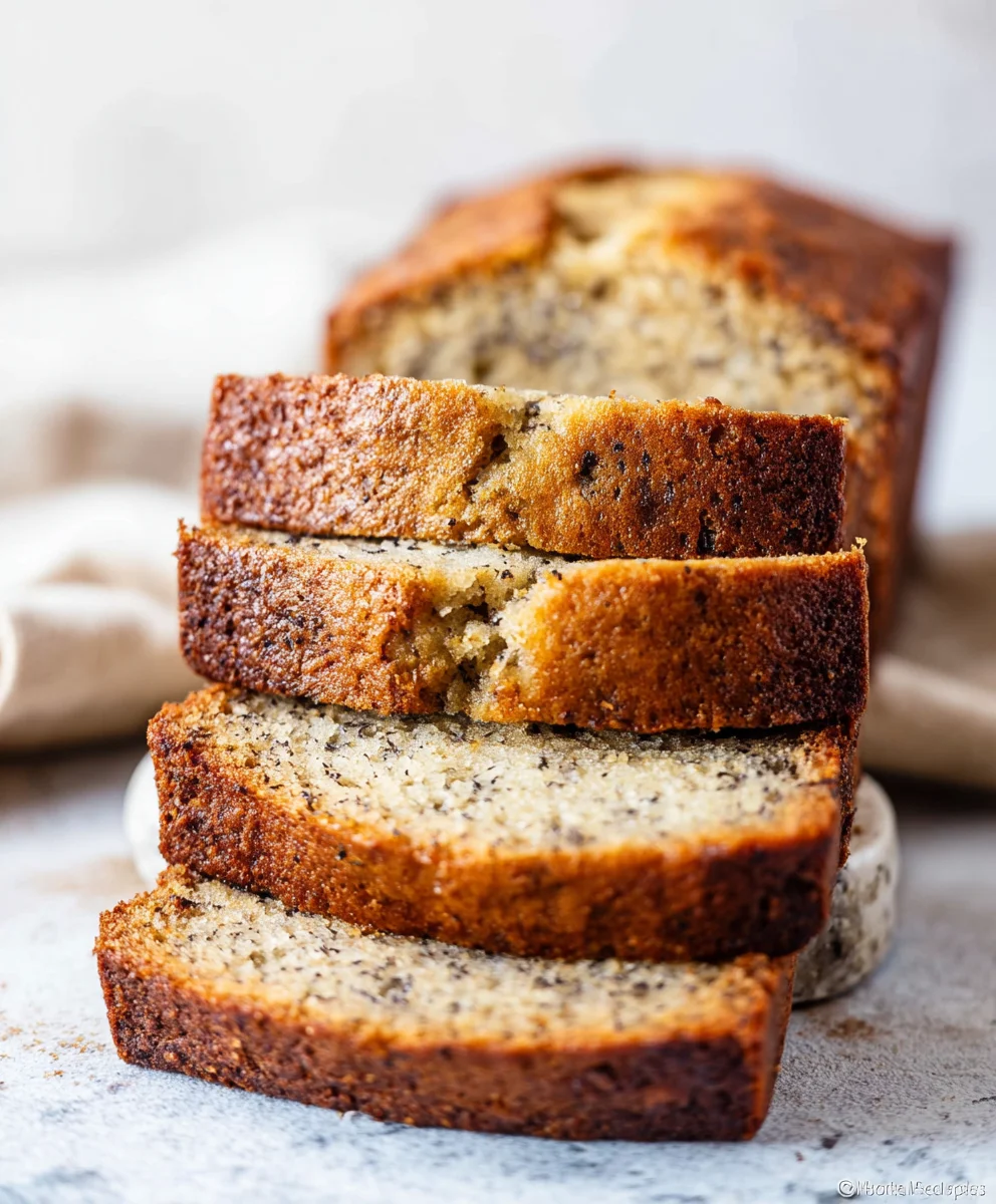 The Best Banana Bread Recipe- Moist & Easy