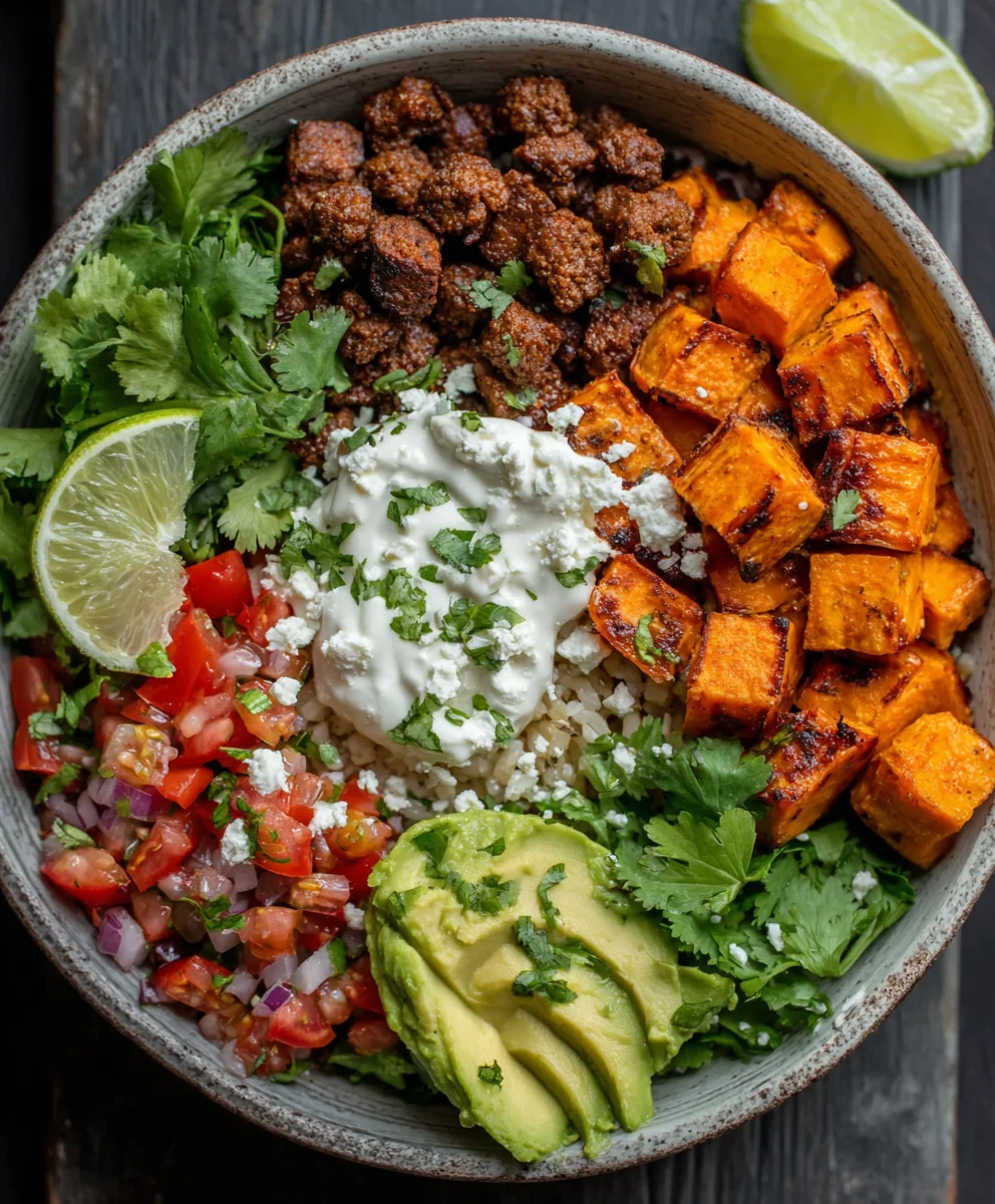 Sweet Potato Taco Bowl-Healthy & Delicious Meal