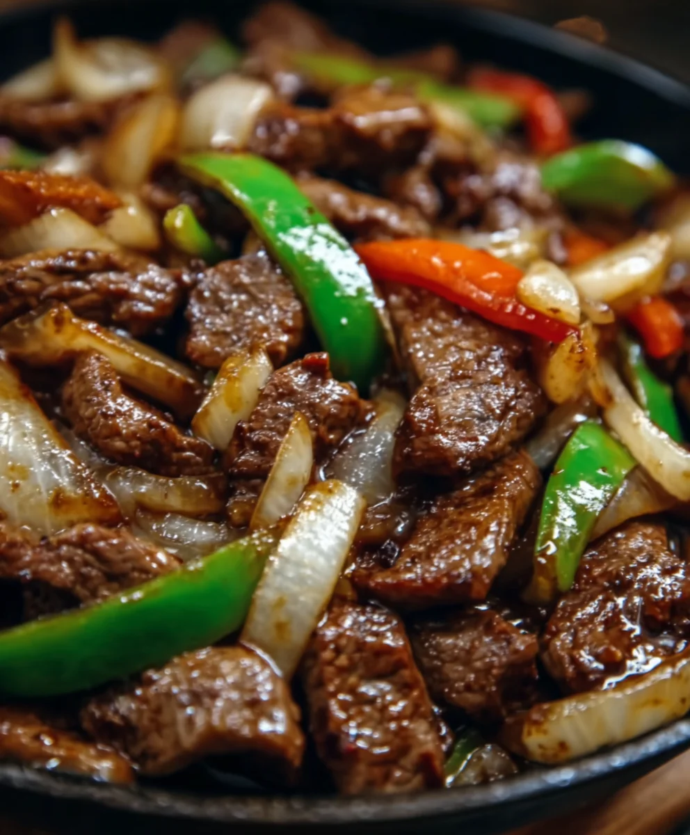 Chinese Pepper Steak with Onions - Easy Recipe