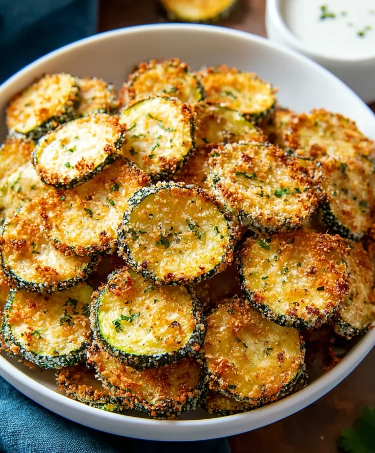 Easy Baked Zucchini Chips Recipe – Crispy & Delicious