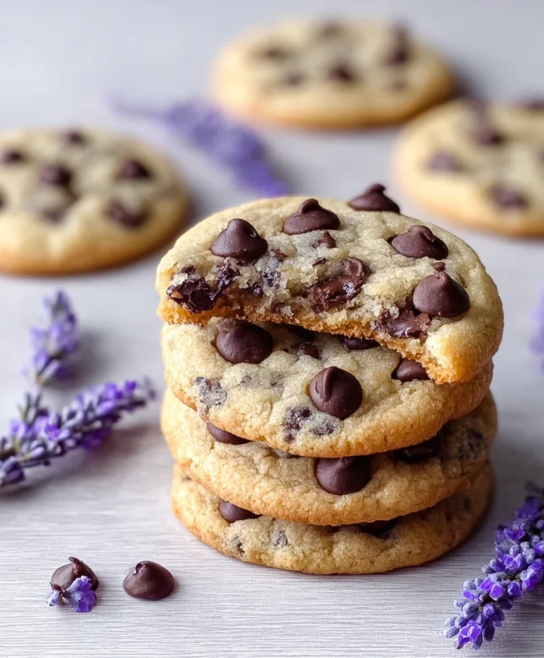 Lavender Chocolate Chip Cookies-Aromatic-Decadent-Treat