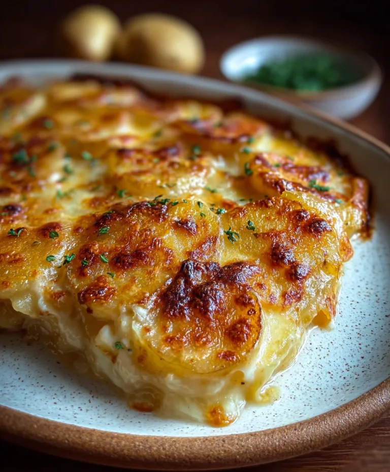 Easy Potatoes au Gratin Recipe – Creamy Beef & Cheesy Bake
