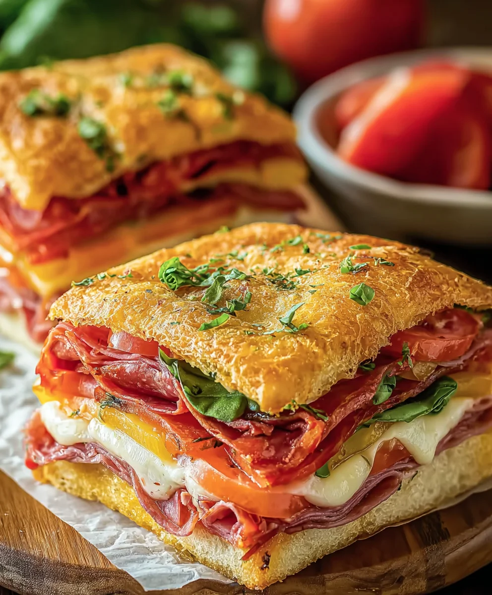 Easy Italian Sub Squares- Flavorful Beef Bites