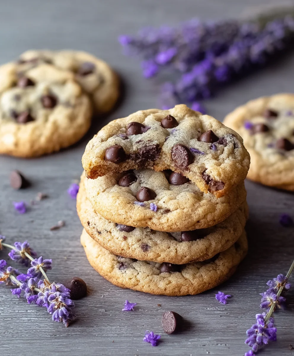 Lavender Chocolate Chip Cookies-Aromatic-Decadent-Treat
