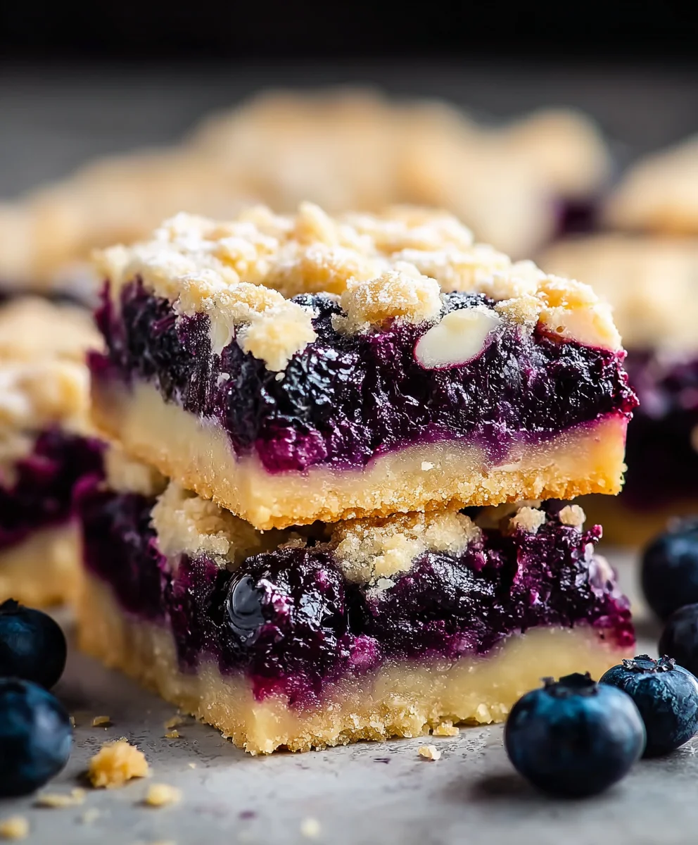 Blueberry Pie Cookie Bars-Easy Dessert Recipe