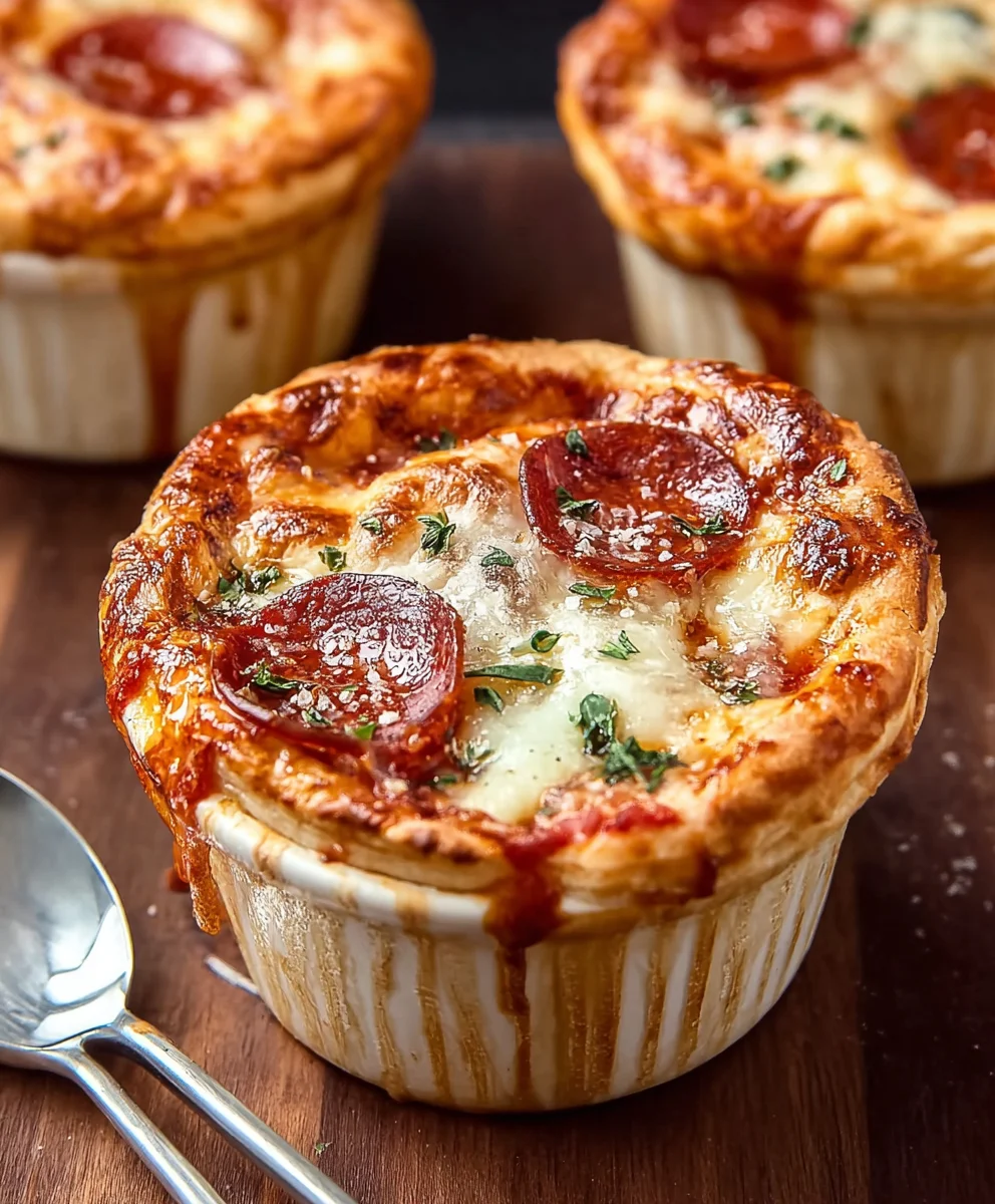 Mini Beef Pizza Pot Pies - Easy Family Dinner