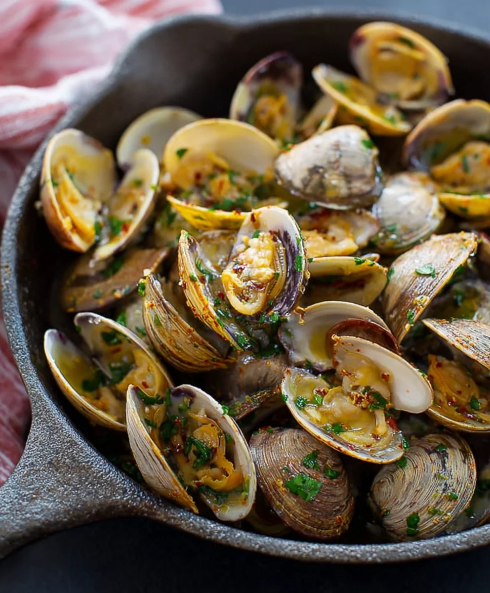 Garlic Butter Clams - Easy & Flavorful Seafood Meal