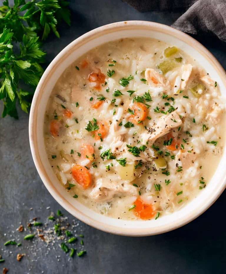 Creamy Chicken Rice Soup – Easy Comfort Food
