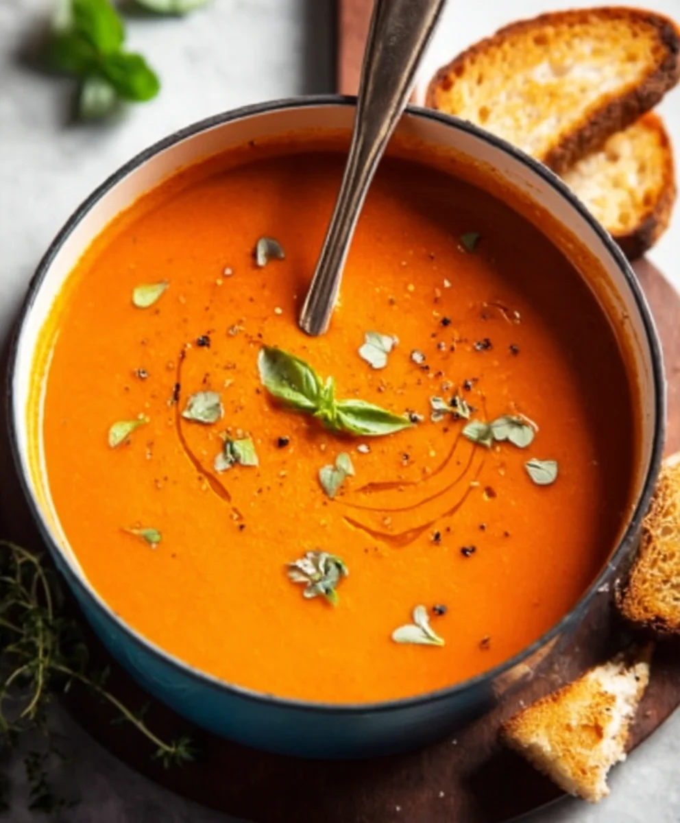 Creamy Tomato Soup - Cozy Winter Comfort