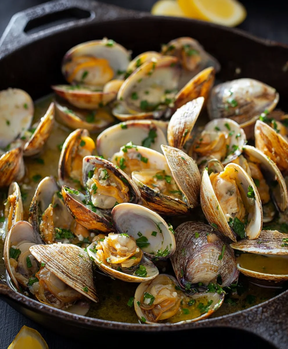 Garlic Butter Clams - Easy & Flavorful Seafood Meal