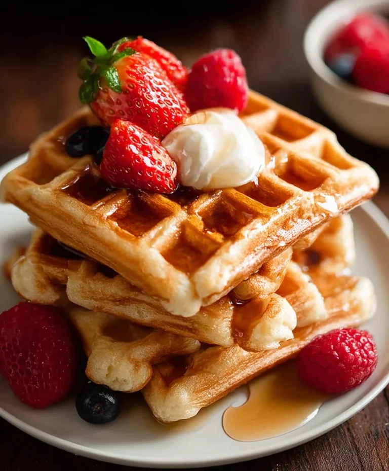 High Protein Waffles-Fuel Your Day Deliciously