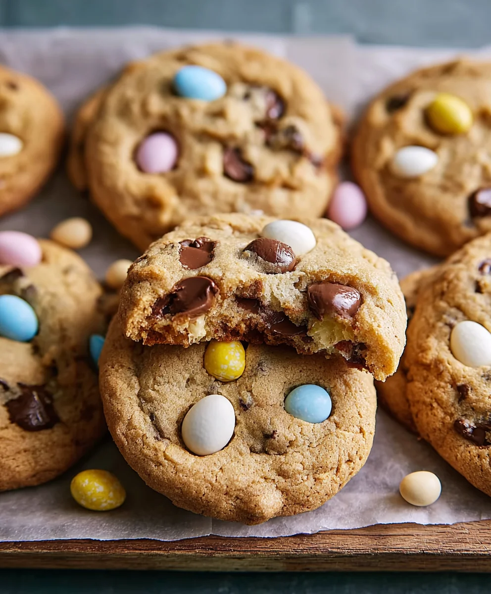 Thick Mini Egg Chocolate Chip Cookies - Irresistible Treats