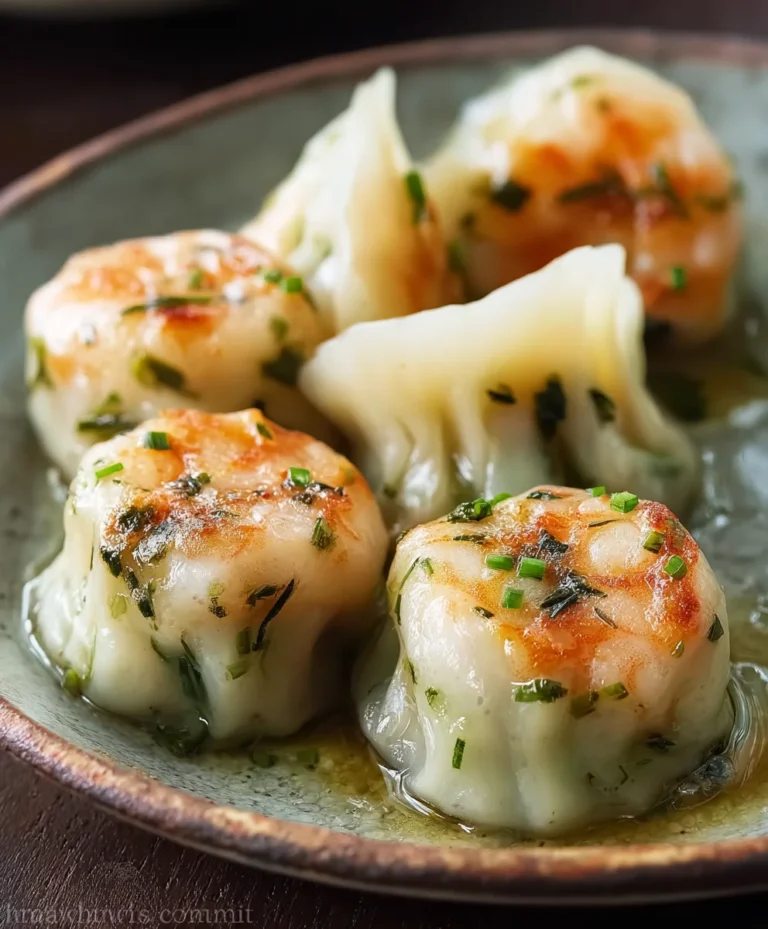 Shrimp and Chive Dumplings- Flavorful & Fresh Bite