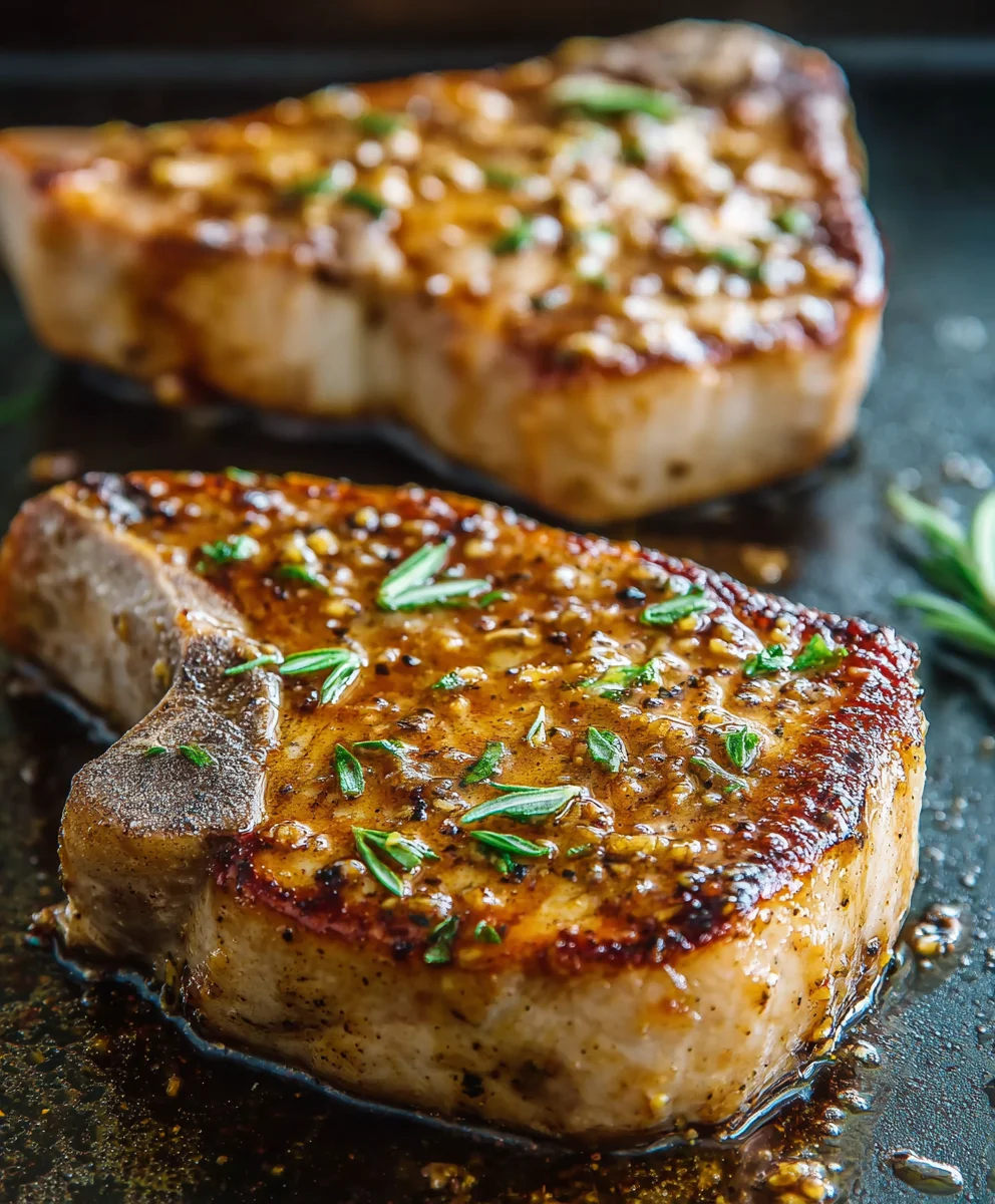 Honey Mustard Beef Chops Oven Recipe-Easy Dinner