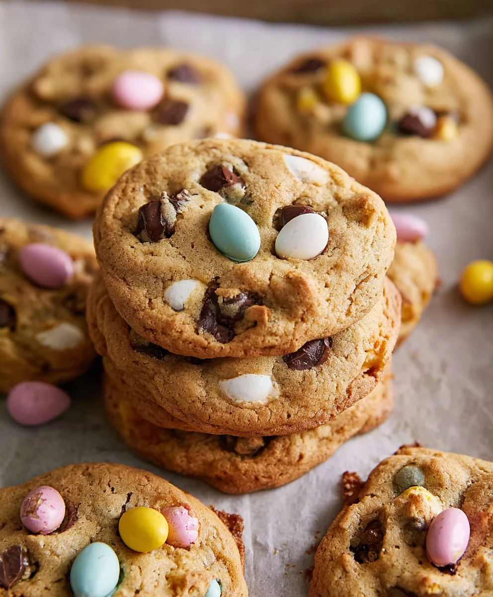 Thick Mini Egg Chocolate Chip Cookies - Irresistible Treats