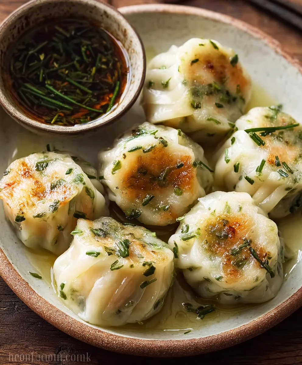 Shrimp and Chive Dumplings- Flavorful & Fresh Bite