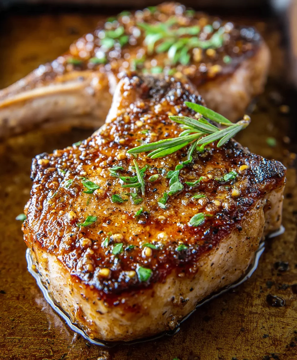 Honey Mustard Beef Chops Oven Recipe-Easy Dinner