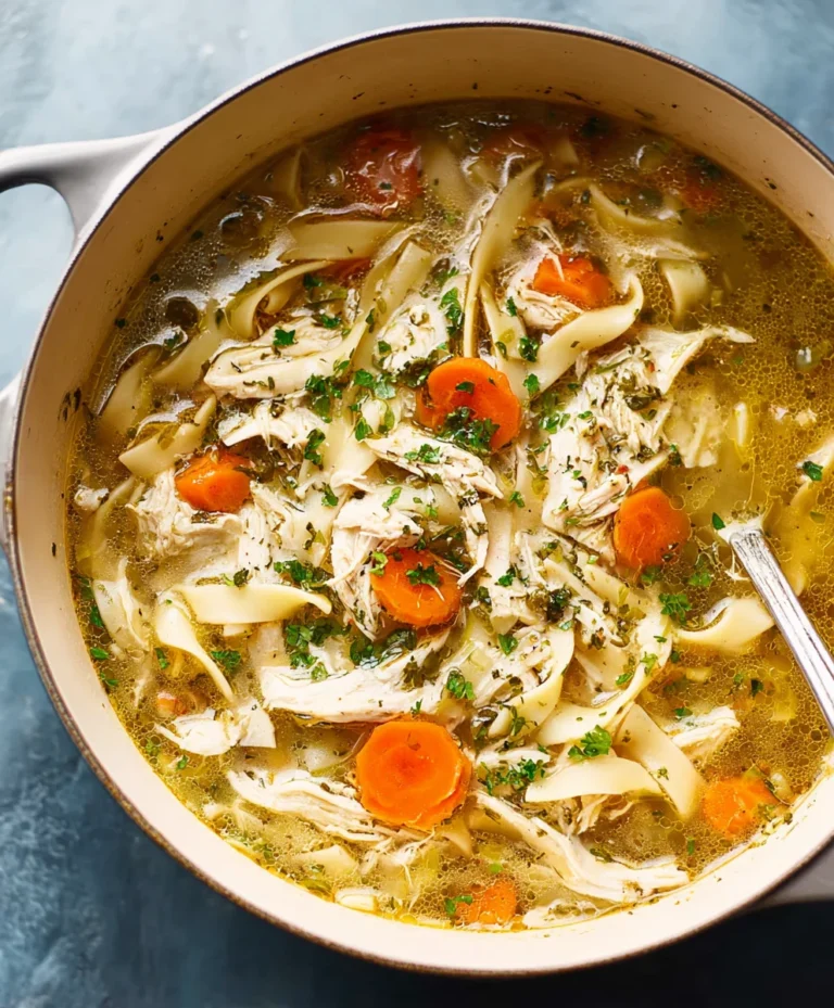 Hearty Chicken Noodle Soup – Easy Comfort Food Recipe