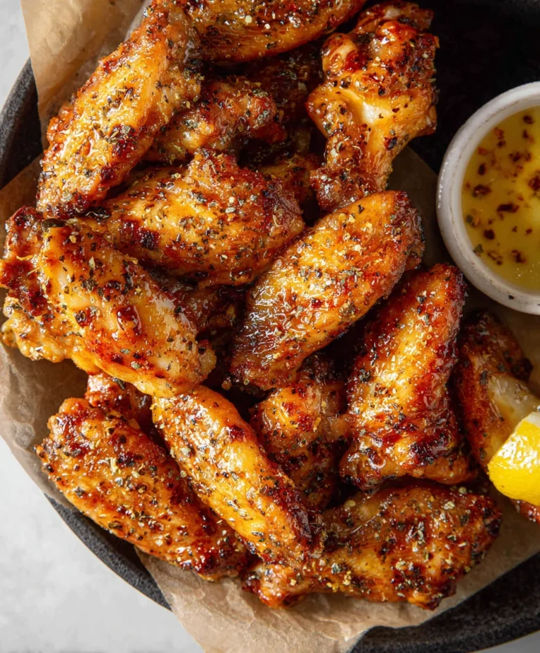 Honey Lemon Pepper Wings Recipe-Flavorful & Easy