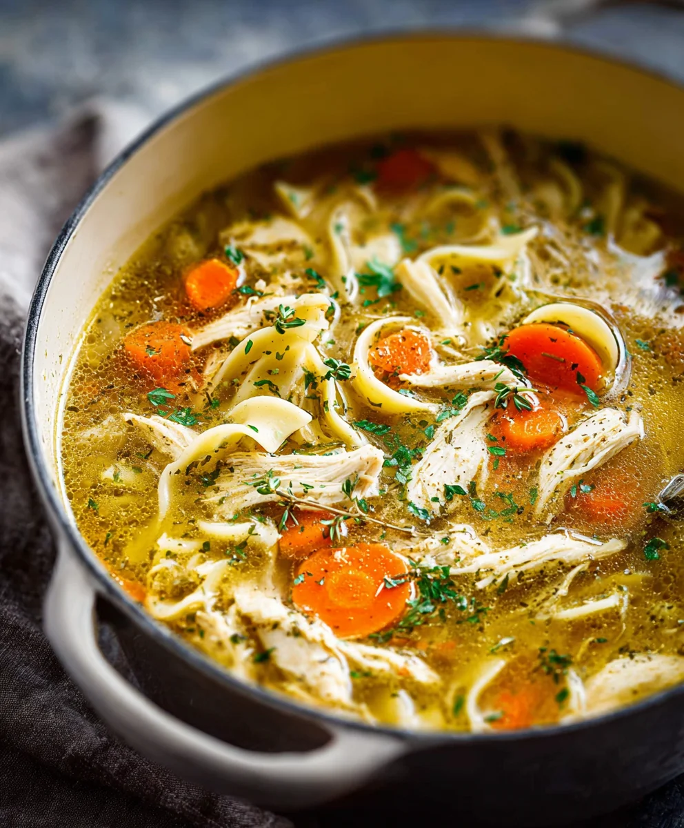 Classic Chicken Noodle Soup Recipe - Comfort in a Bowl