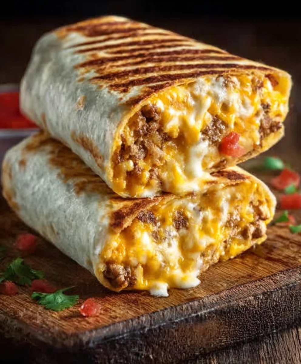 Ultimate Grilled Cheese Burrito Recipe