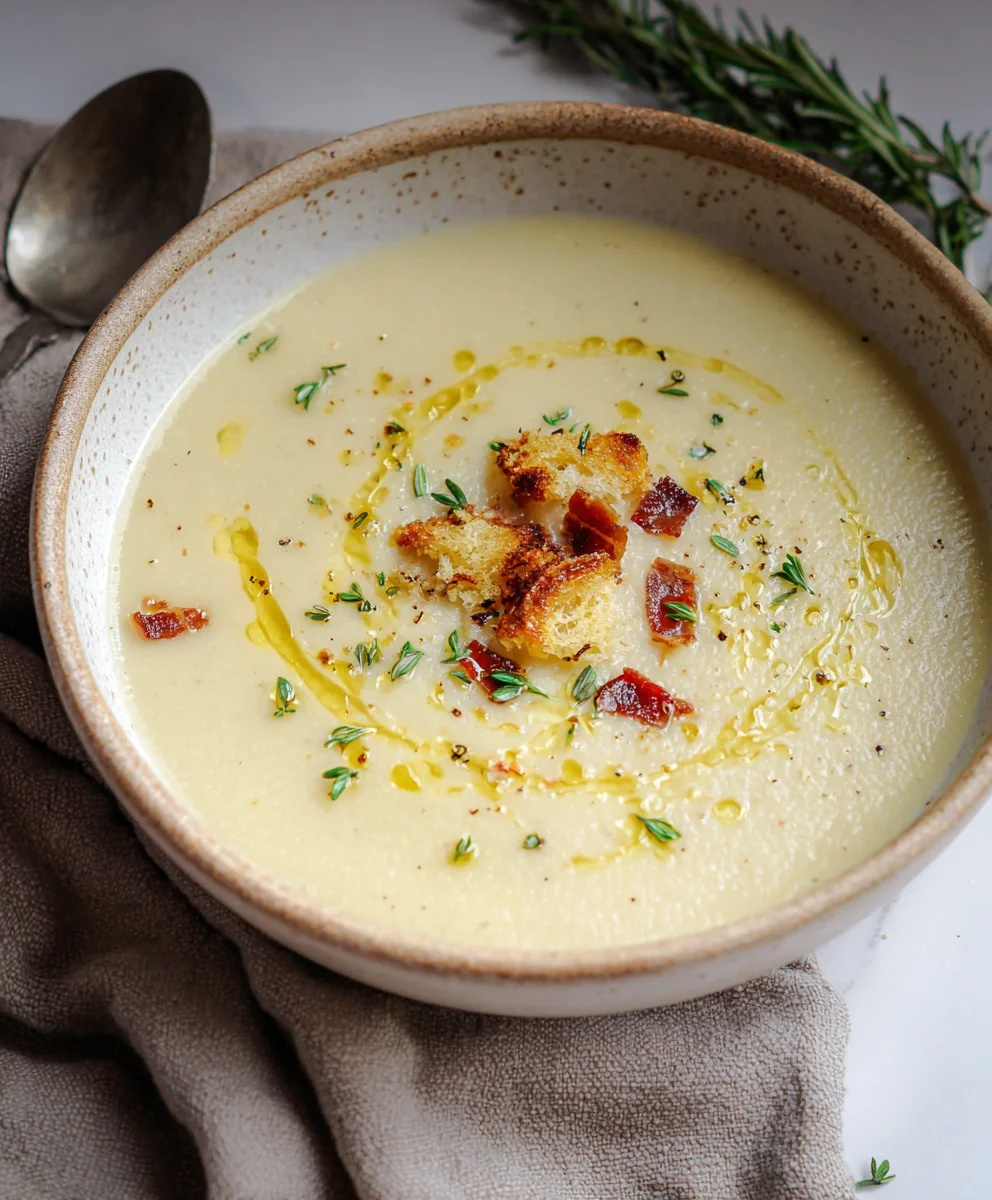 Easy Roasted Garlic Soup - Creamy & Delicious Recipe