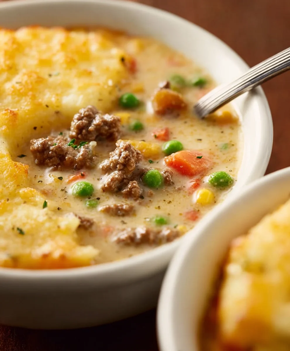 Easy Shepherd's Pie Soup - Hearty Beef Comfort