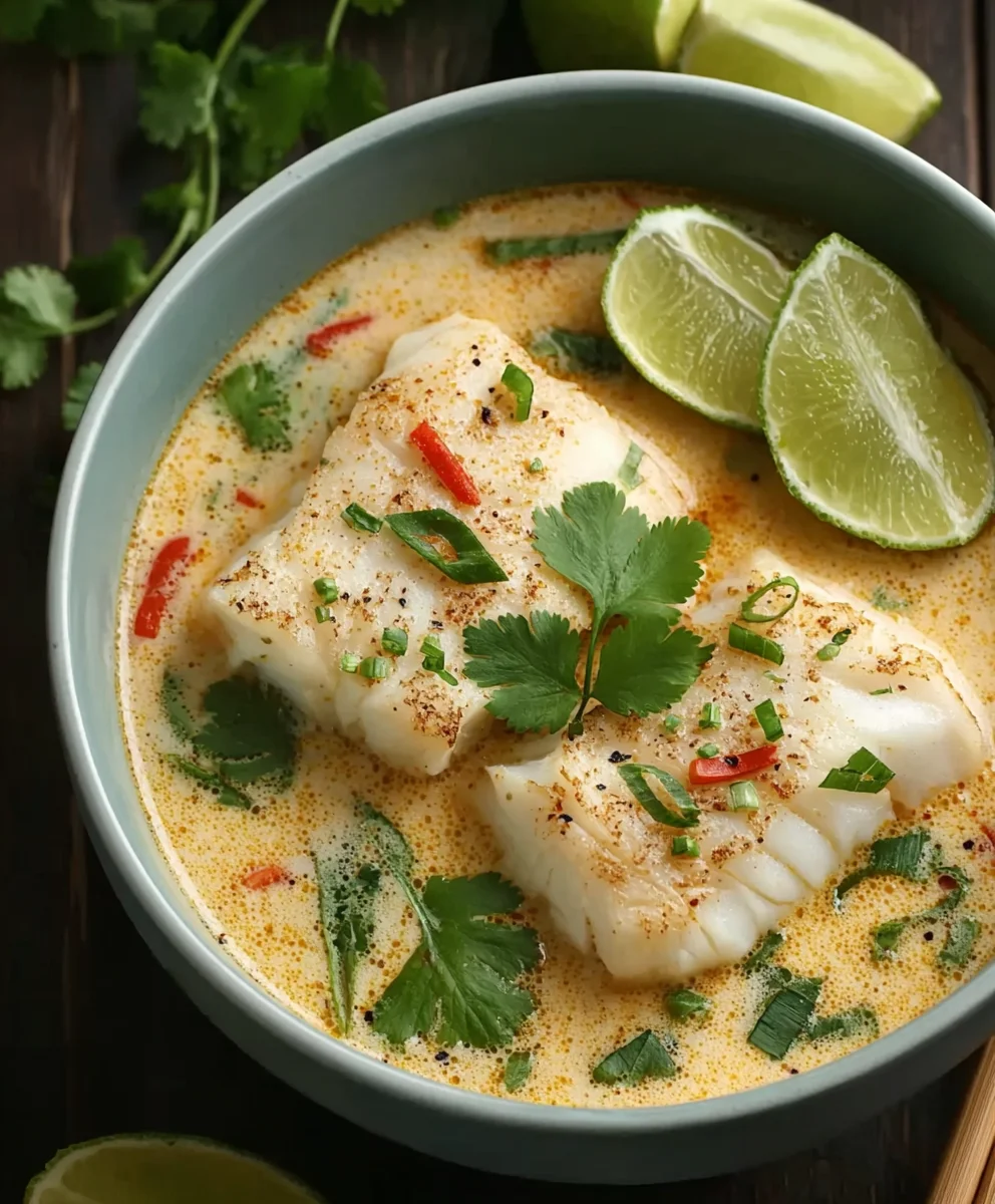 Coconut Lime Fish Soup- Flavorful Delight Recipe