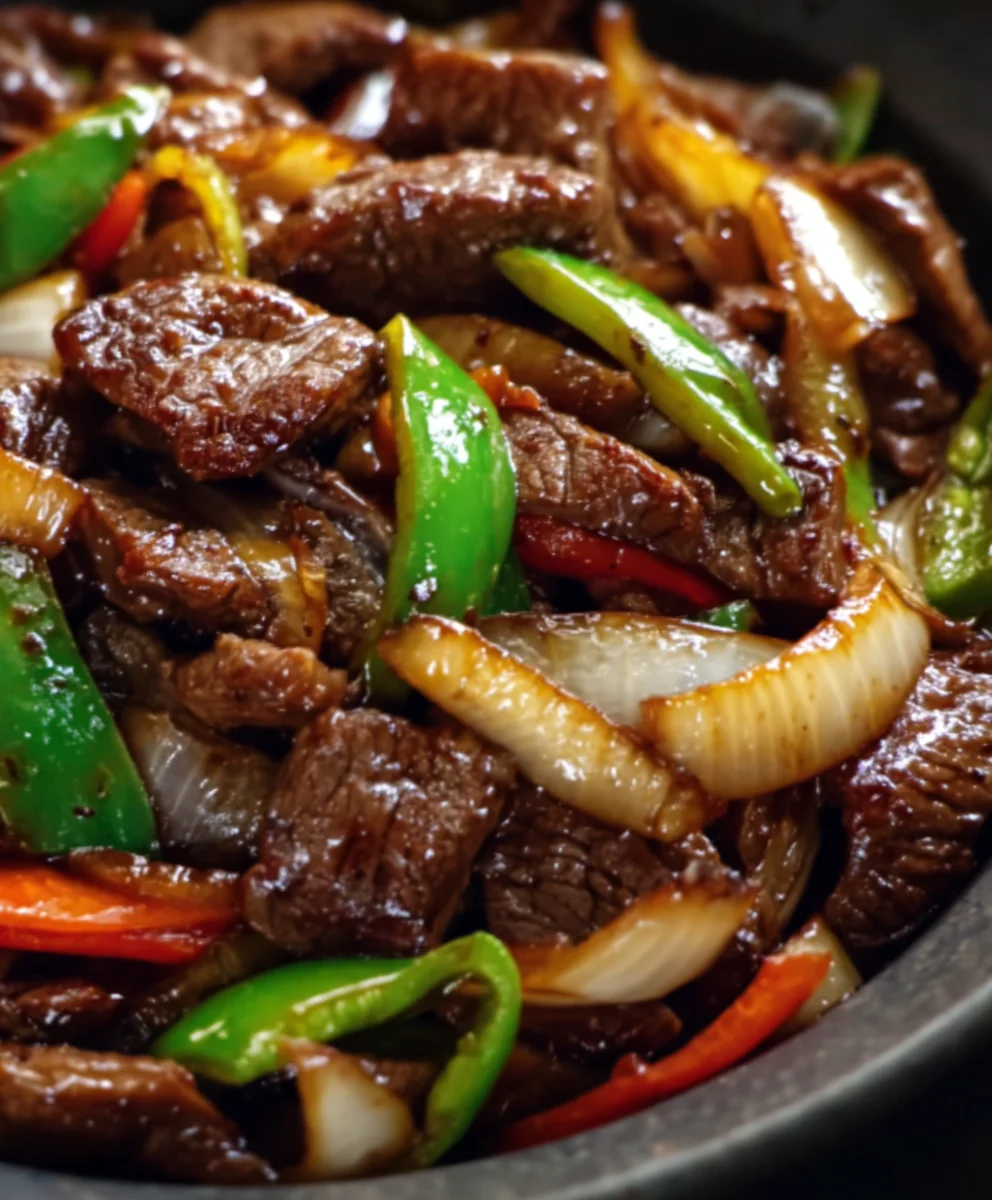 Chinese Pepper Steak with Onions - Easy Recipe