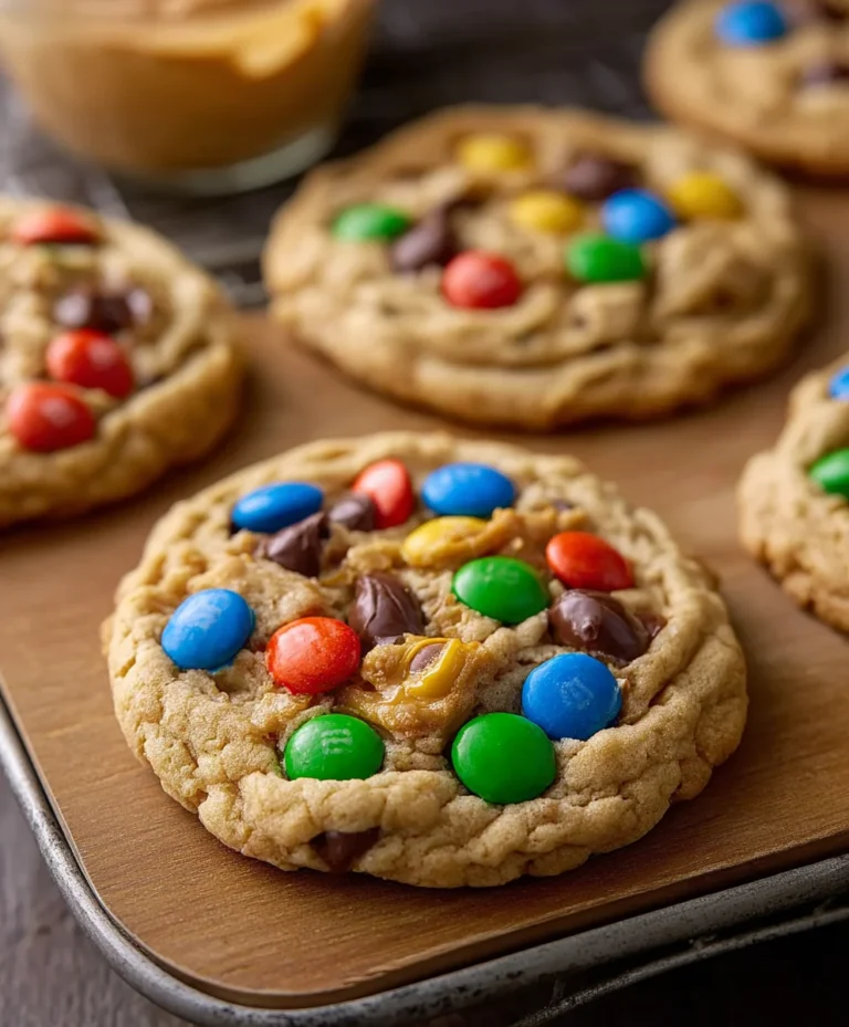 Peanut Butter M&M Cookie Recipe-Chewy Chocolate Chip Delight