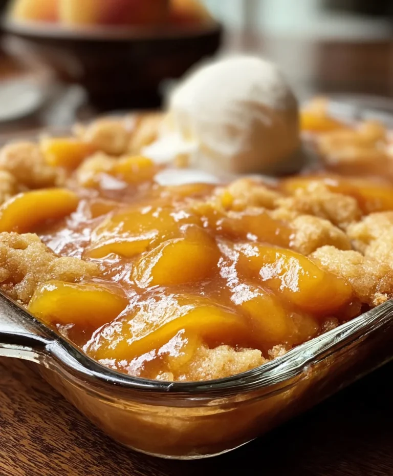 Best Southern Peach Cobbler Recipe – Easy & Delicious