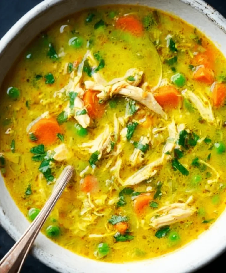 Anti-Inflammatory Turmeric Chicken Soup Recipe