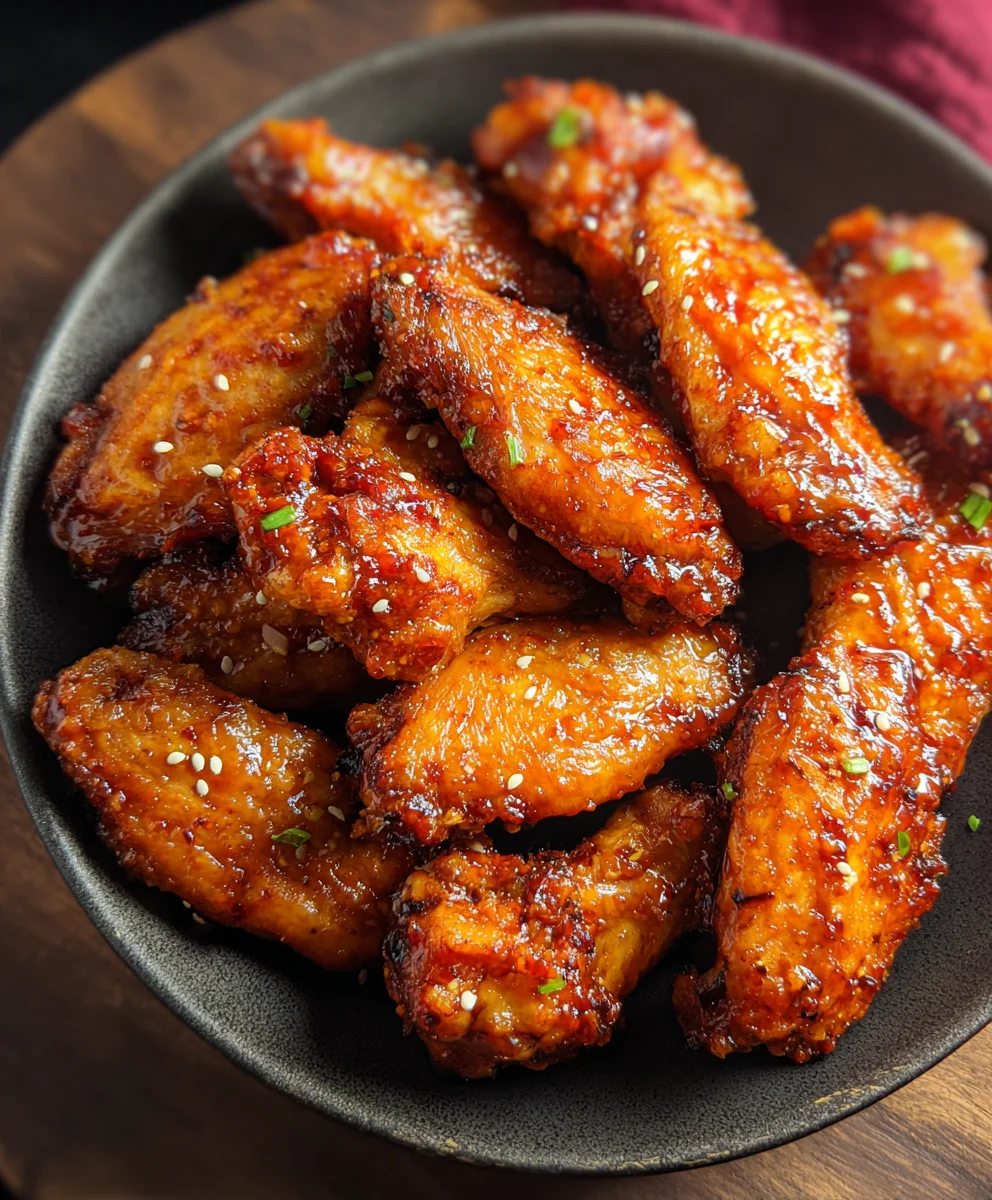 Honey Garlic Chicken Wings- Easy Flavorful Recipe