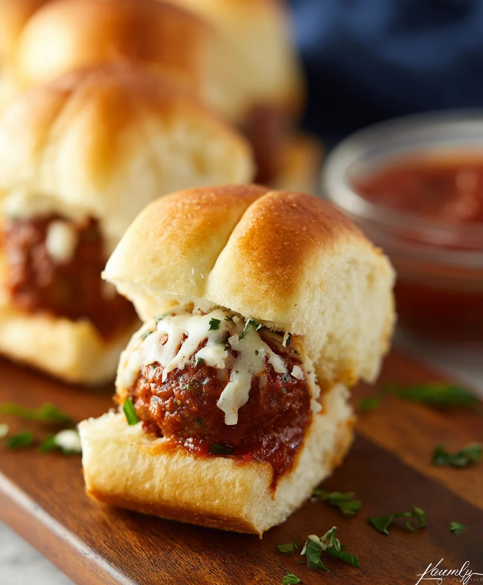 Juicy Beef Meatball Sliders- Quick & Easy Recipe