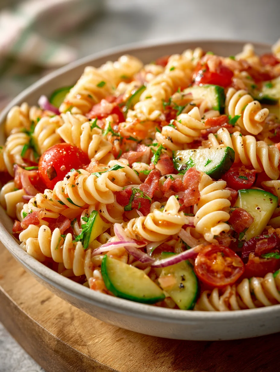 High Protein Italian Pasta Salad-Healthy & Delicious