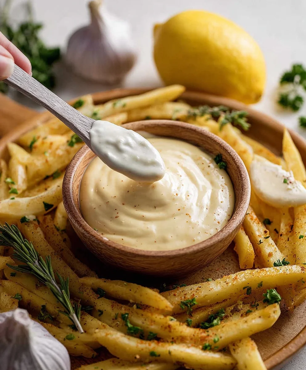 Easy Homemade Aioli Recipe - Creamy Garlic Sauce