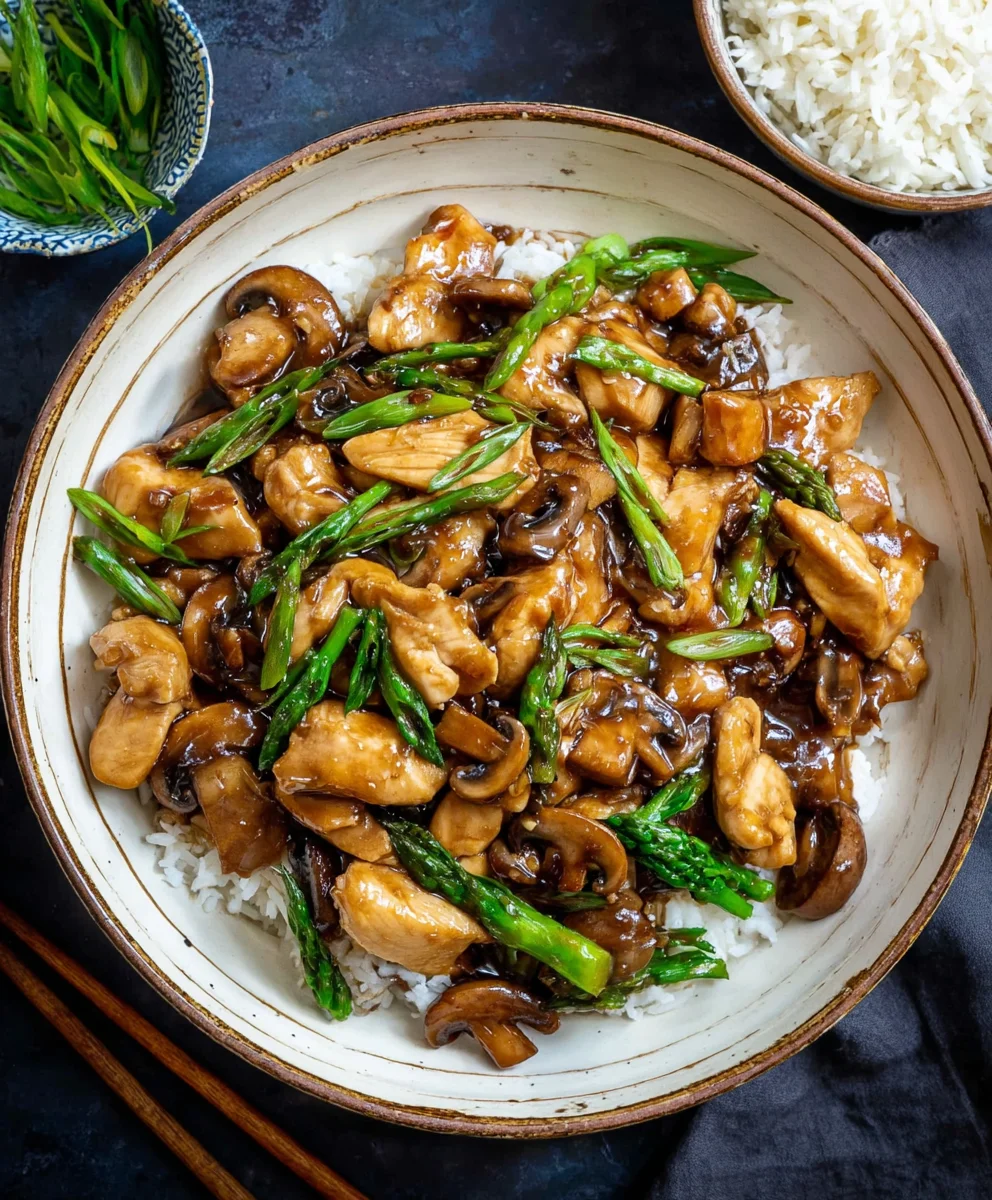 Easy Chicken Mushroom Stir Fry - Takeout Style