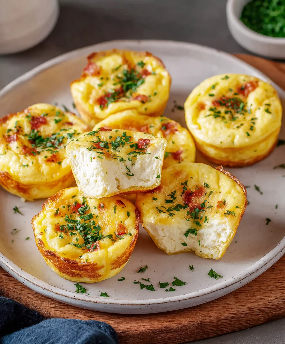 Creamy Cottage Cheese Egg Bites-Easy Healthy Breakfast