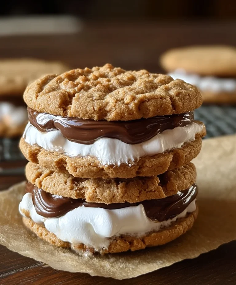 Peanut Butter S-mores Sandwich Cookies-Ultimate Treat