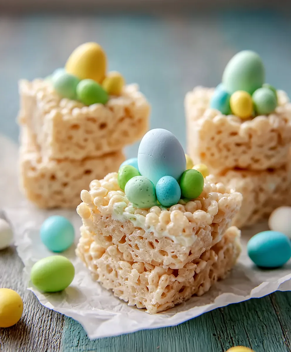 Easy Easter Rice Krispie Treats - Fun Spring Dessert