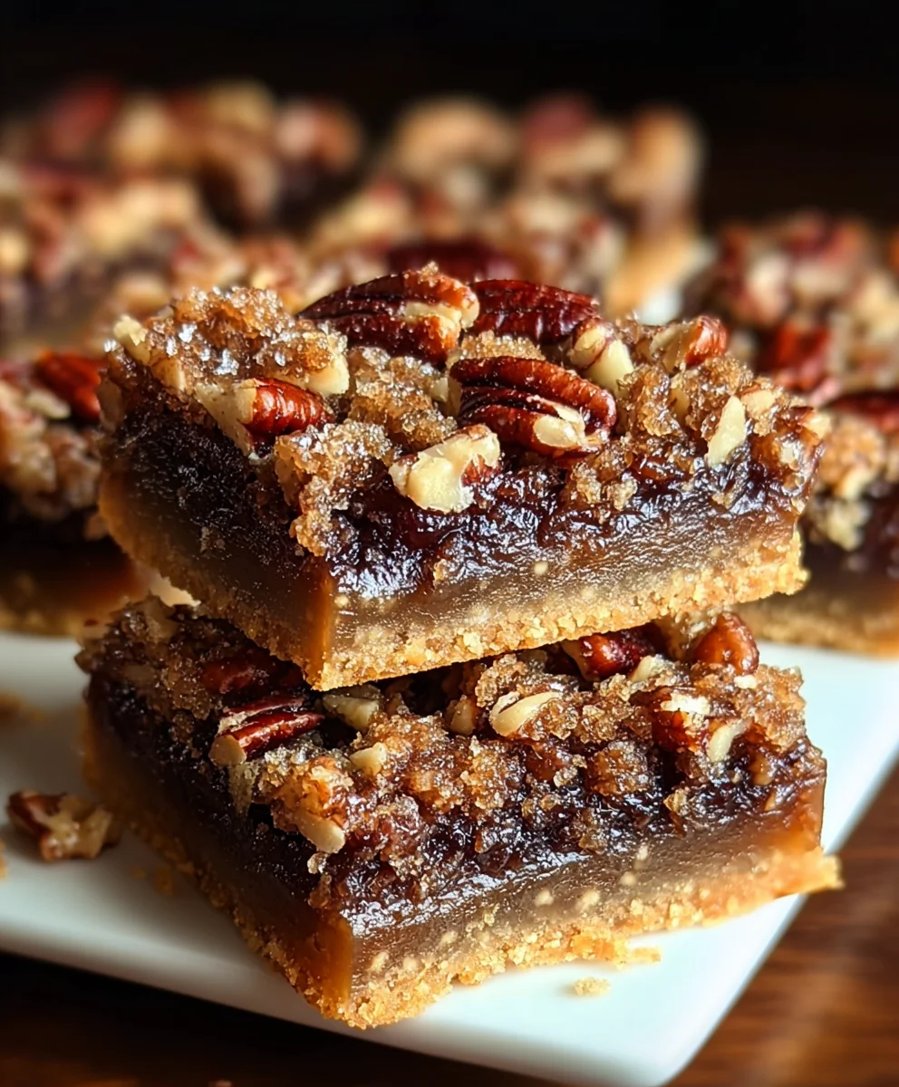 German Chocolate Pecan Pie Bars - Decadent Treat