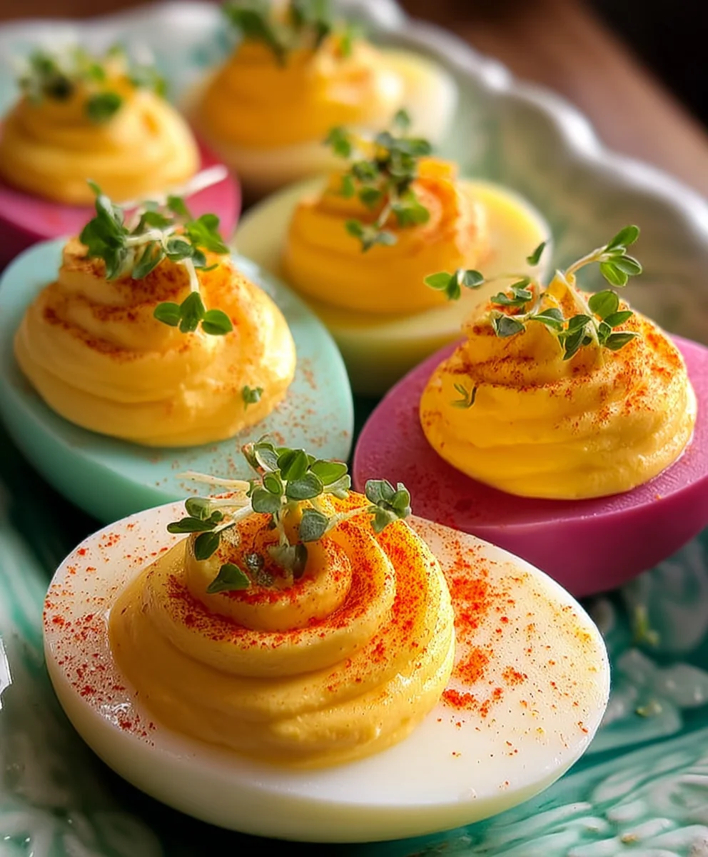 Colorful Deviled Eggs - Festive & Fun Recipe