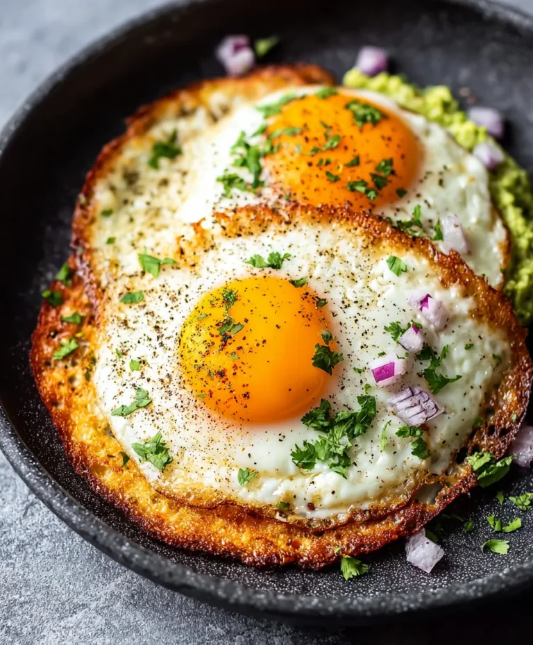 Crispy Feta Fried Eggs – Easy Savory Breakfast