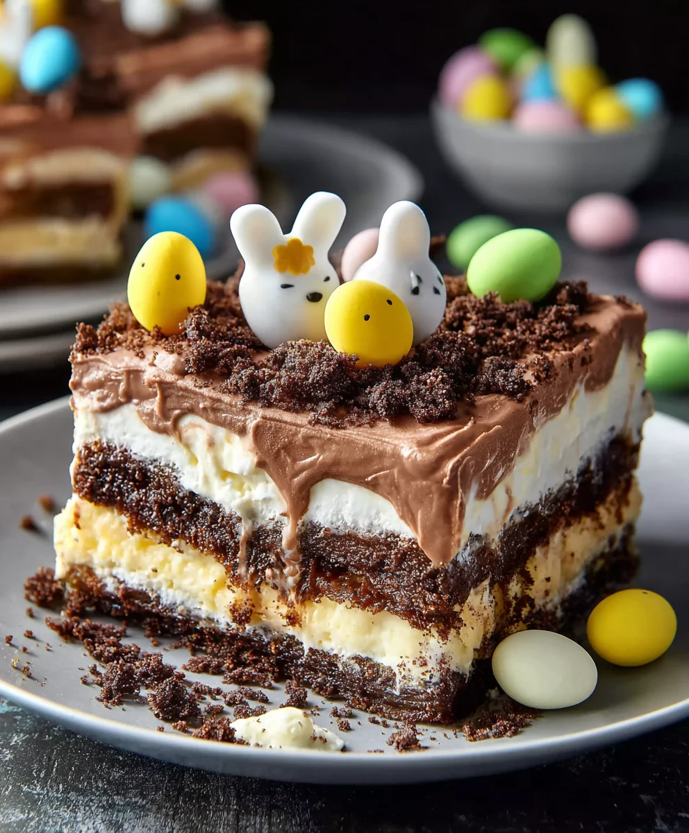 Easter Chocolate Lasagna Recipe - Easy Dessert Delight