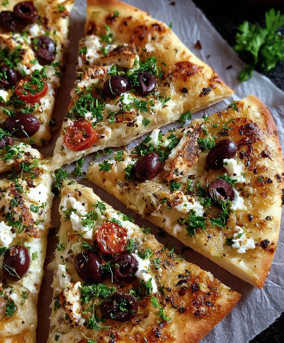 Easy Mediterranean Flatbread- Quick & Delicious Recipe