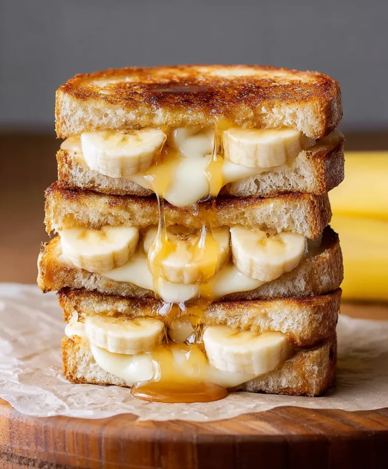 Honey Banana Grilled Cheese Sandwich Recipe