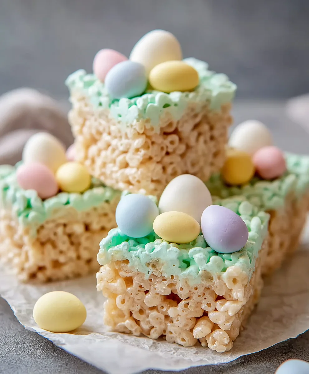 Easy Easter Rice Krispie Treats - Fun Spring Dessert